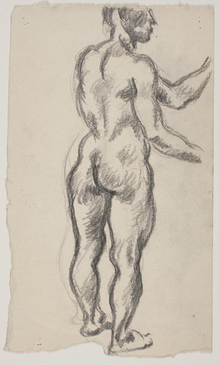 Standing Model, Seen from Behind by Vilhelm Lundstrøm