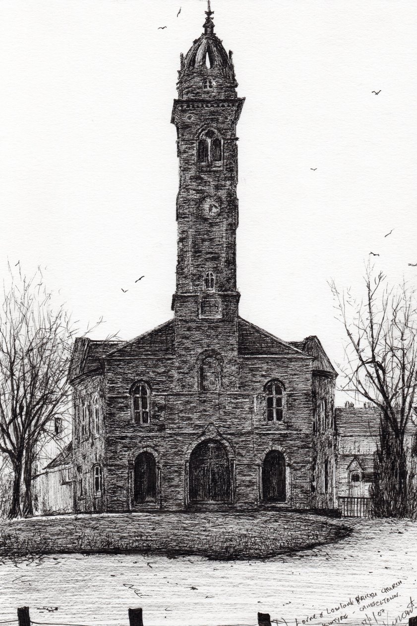 Lorne & Lowland parish church, 2007 by Vincent Alexander Booth