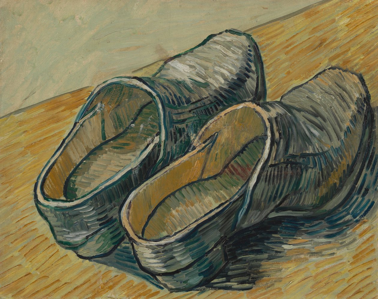 A Pair of Leather Clogs by Vincent van Gogh