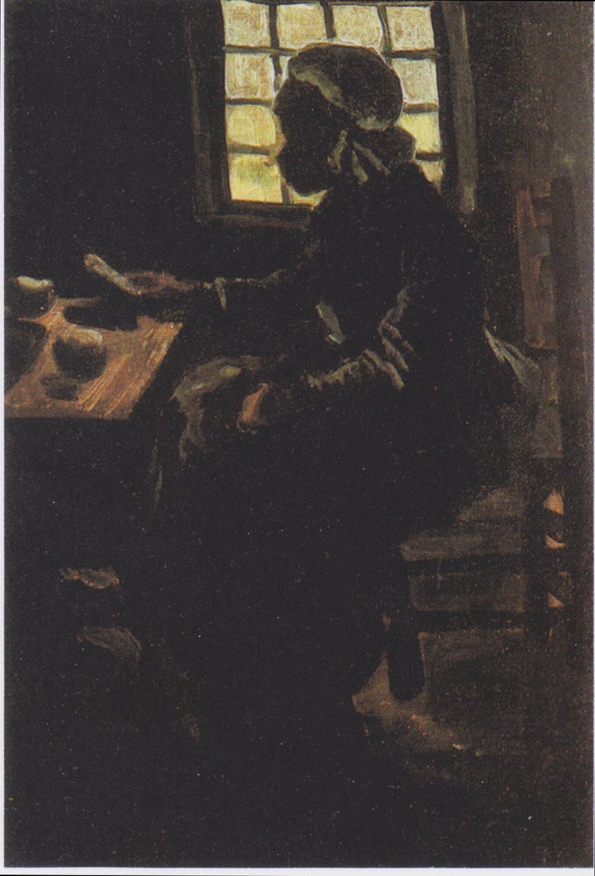 Peasant Woman at Meal by Vincent van Gogh