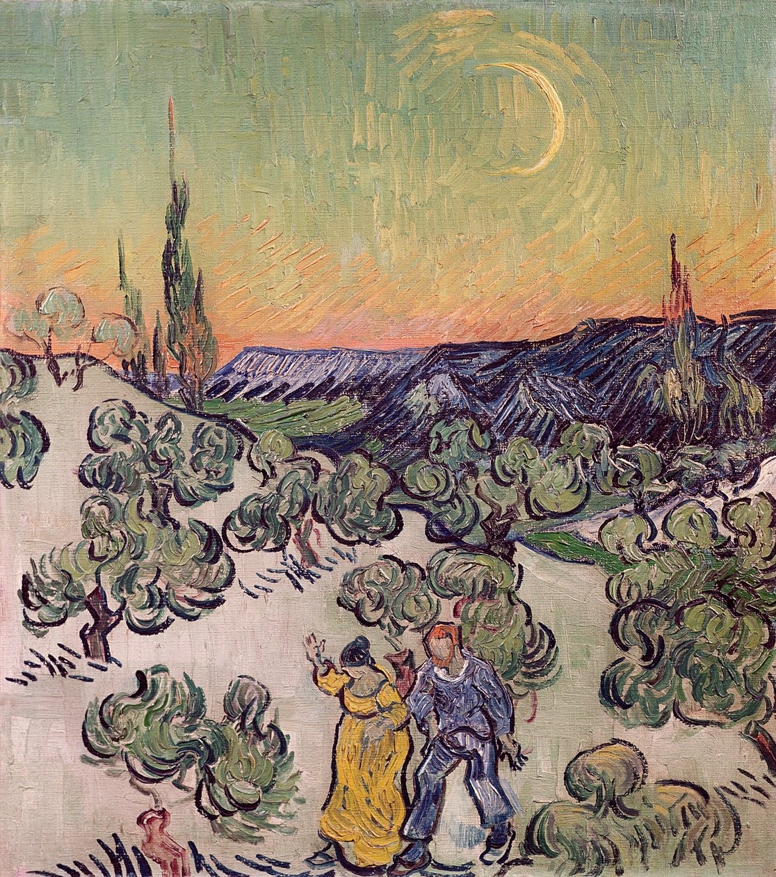 Moonlit Landscape by Vincent van Gogh