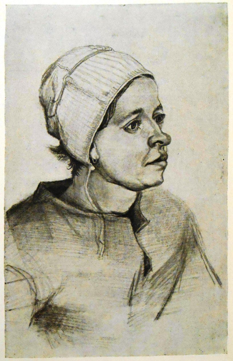 Peasant Woman with Smooth, White Cap by Vincent van Gogh