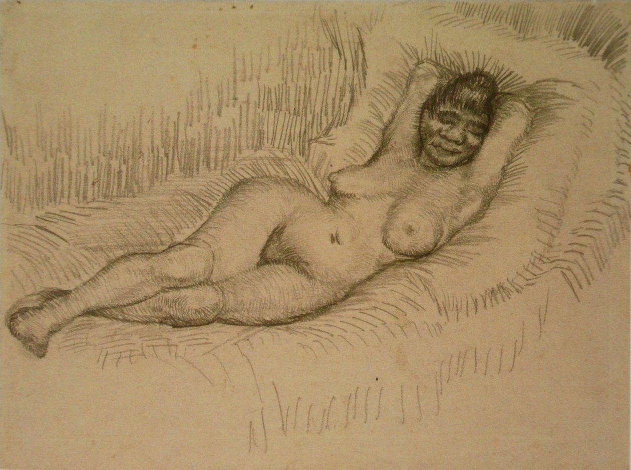 Study for Reclining Female Nude by Vincent van Gogh