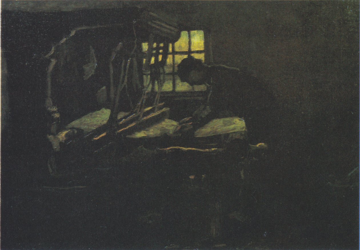 Weaver Standing at the Loom by Vincent van Gogh