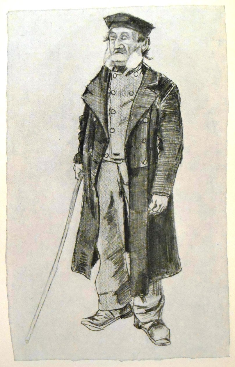 Workhouse Inmate with Skull-Cap and Stick by Vincent van Gogh