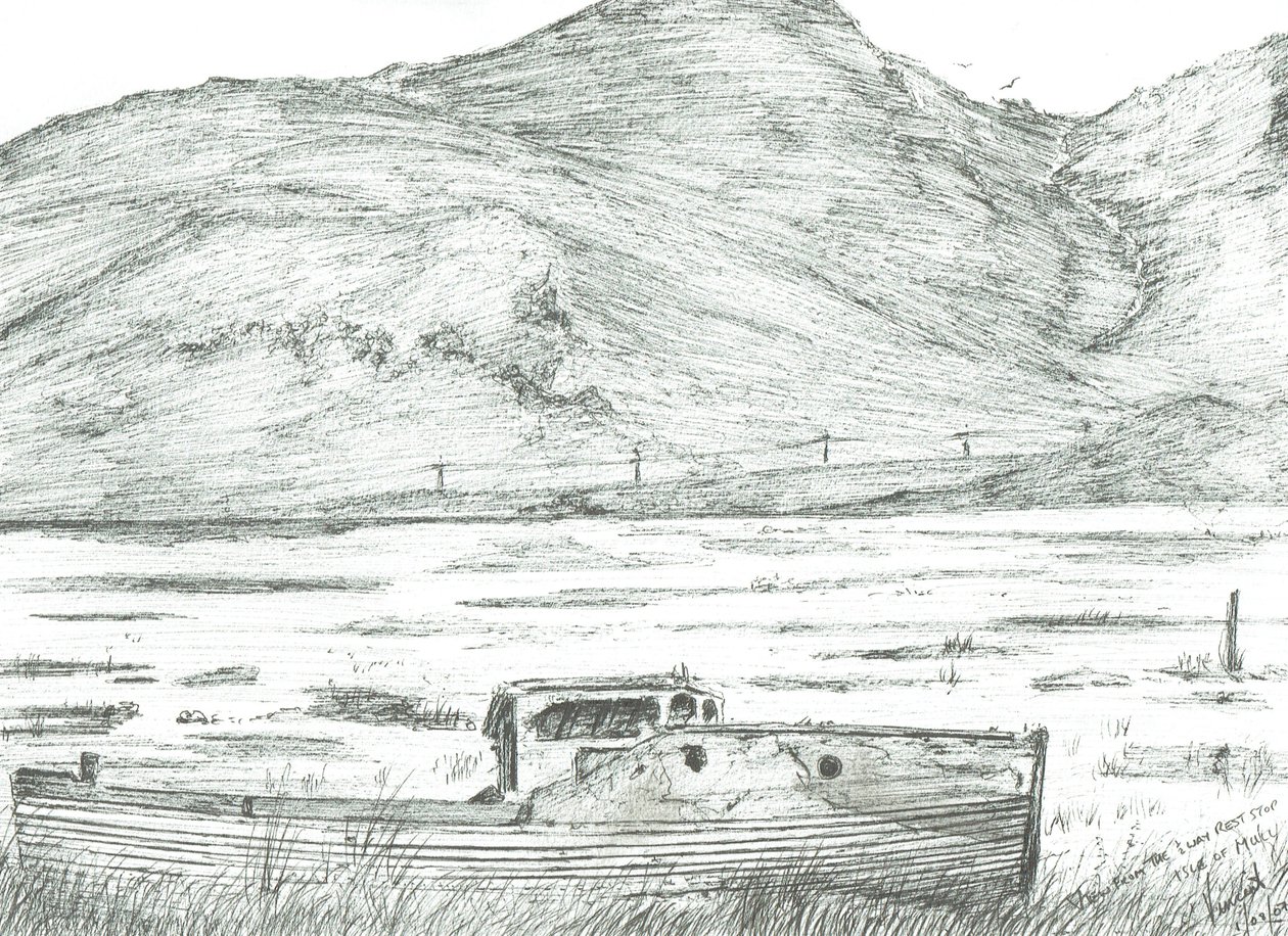 Boat on Dry Land, Isle of Mull by Vincent Alexander Booth