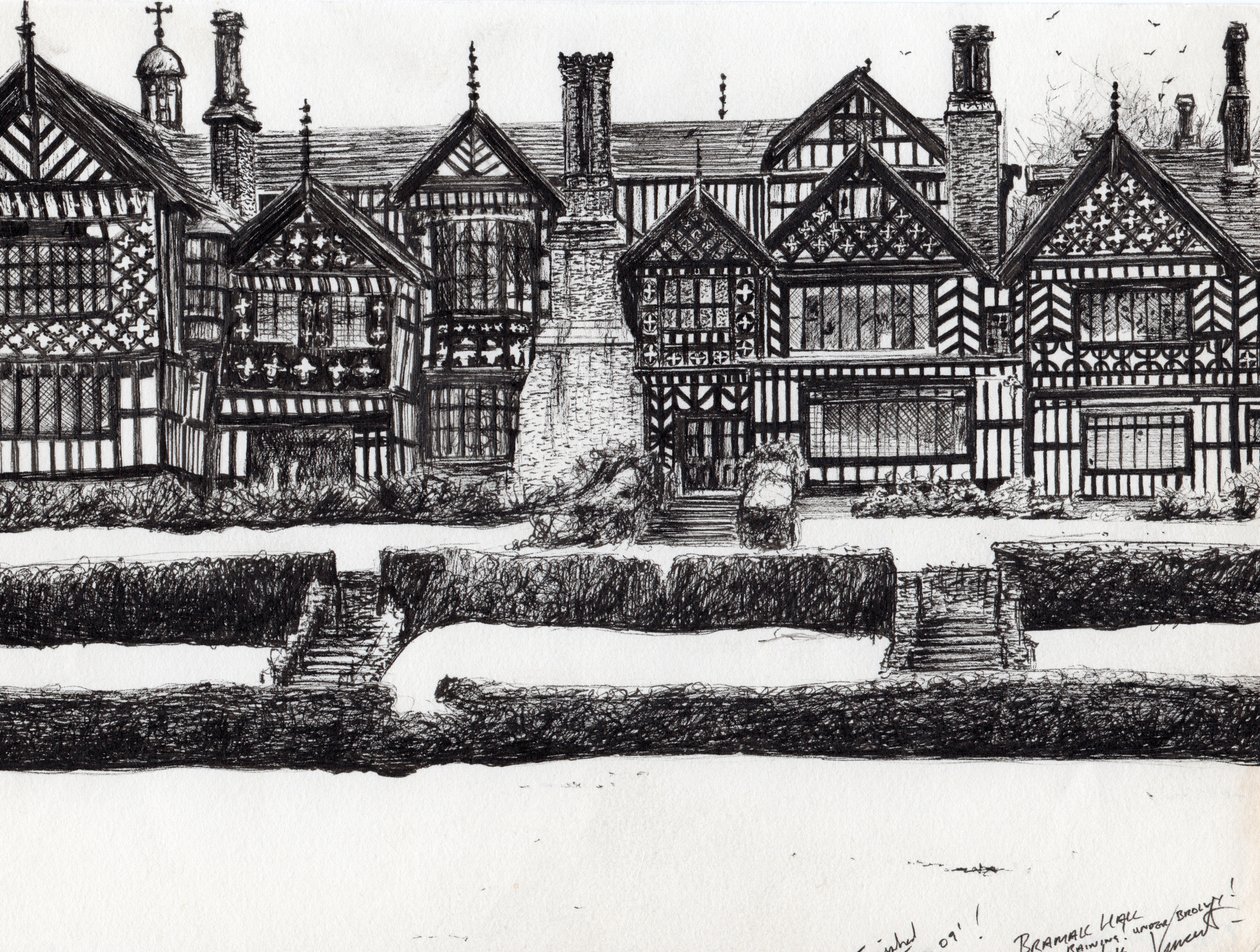 Bramall Hall Bramhall, 2004 by Vincent Alexander Booth