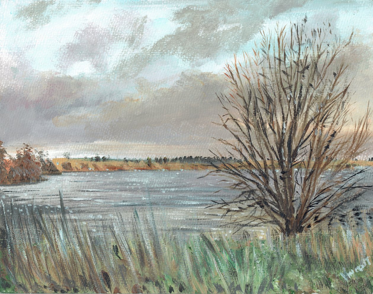 Fannyside Loch by Vincent Alexander Booth