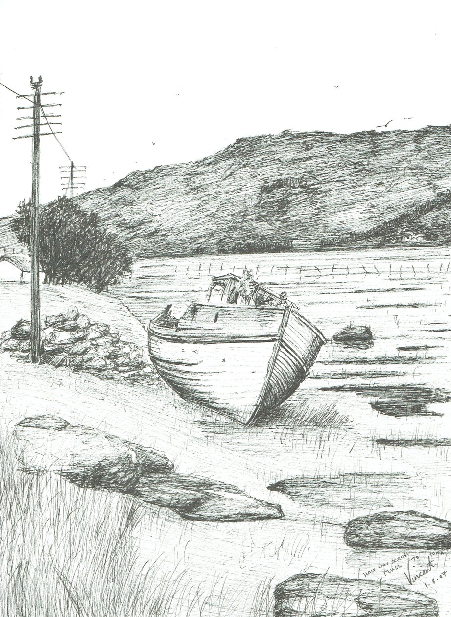 Halfway Across Isle of Mull by Vincent Alexander Booth