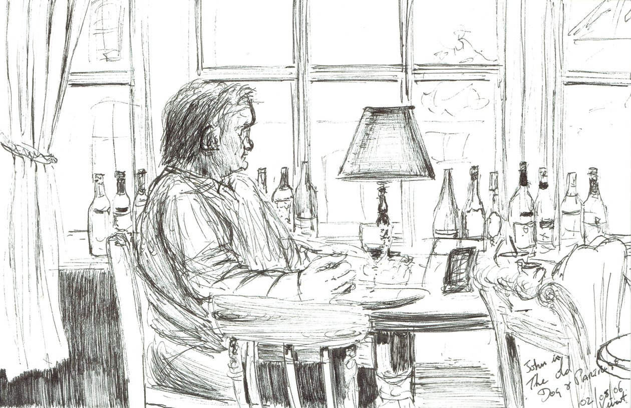 Man in a Pub After Meal by Vincent Alexander Booth