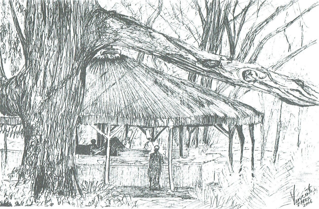 Outdoor Bar, Lake Naivasha by Vincent Alexander Booth