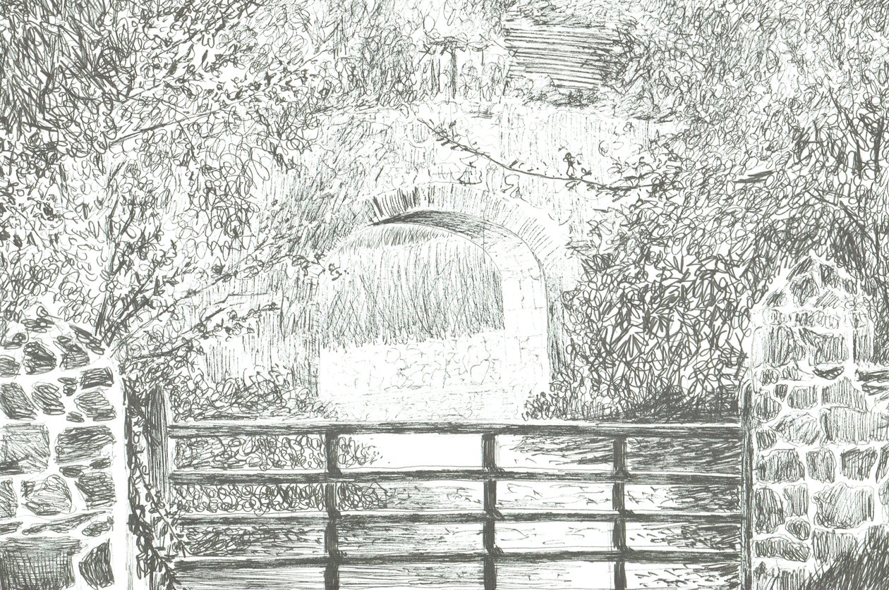 Pathway under Archway Isle of Wight by Vincent Alexander Booth
