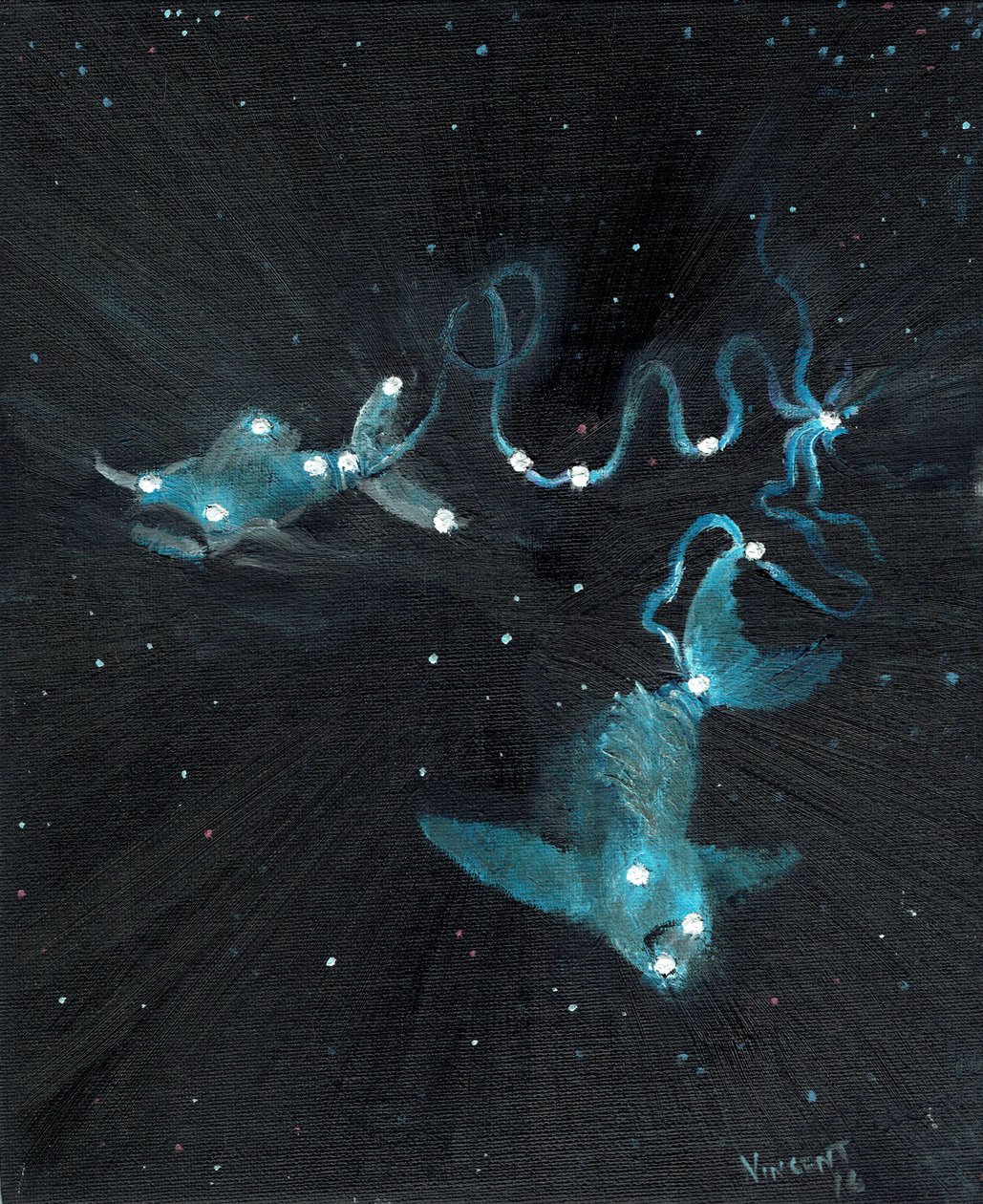 Star Sign Pisces by Vincent Alexander Booth