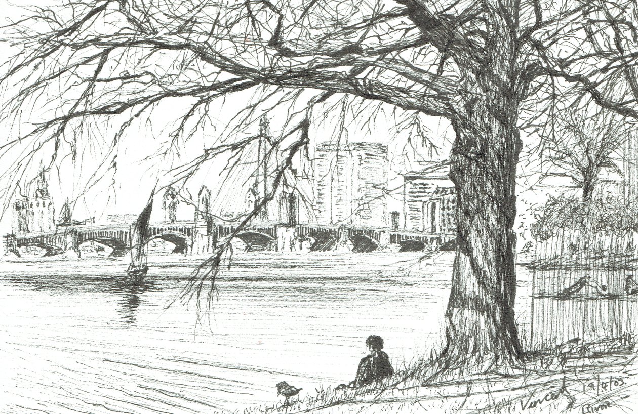 The Charles River, Boston. 2003 by Vincent Alexander Booth