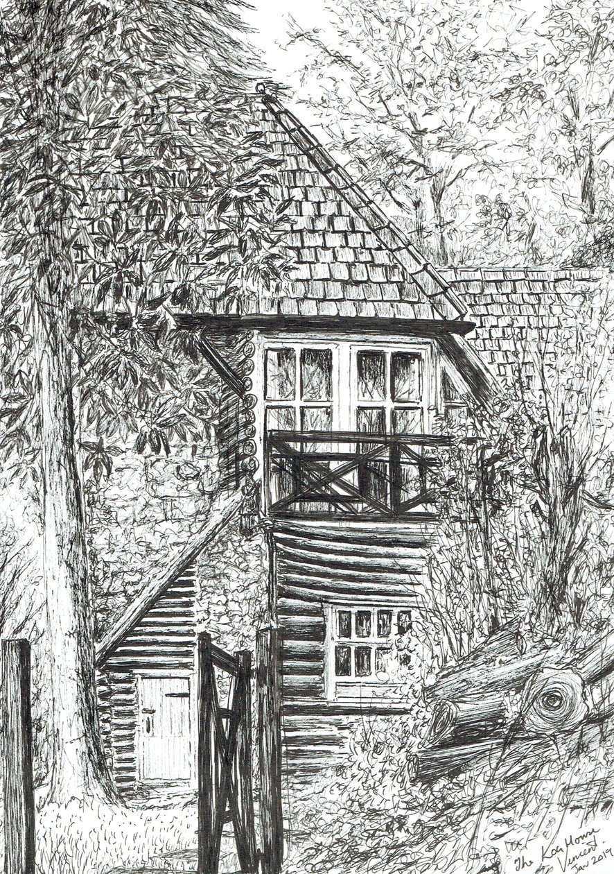 The Log House by Vincent Alexander Booth