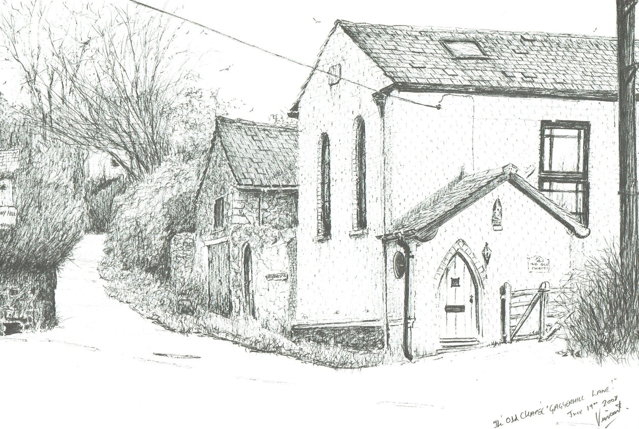 The Old Chapel, Brighstone Isle of Wight by Vincent Alexander Booth