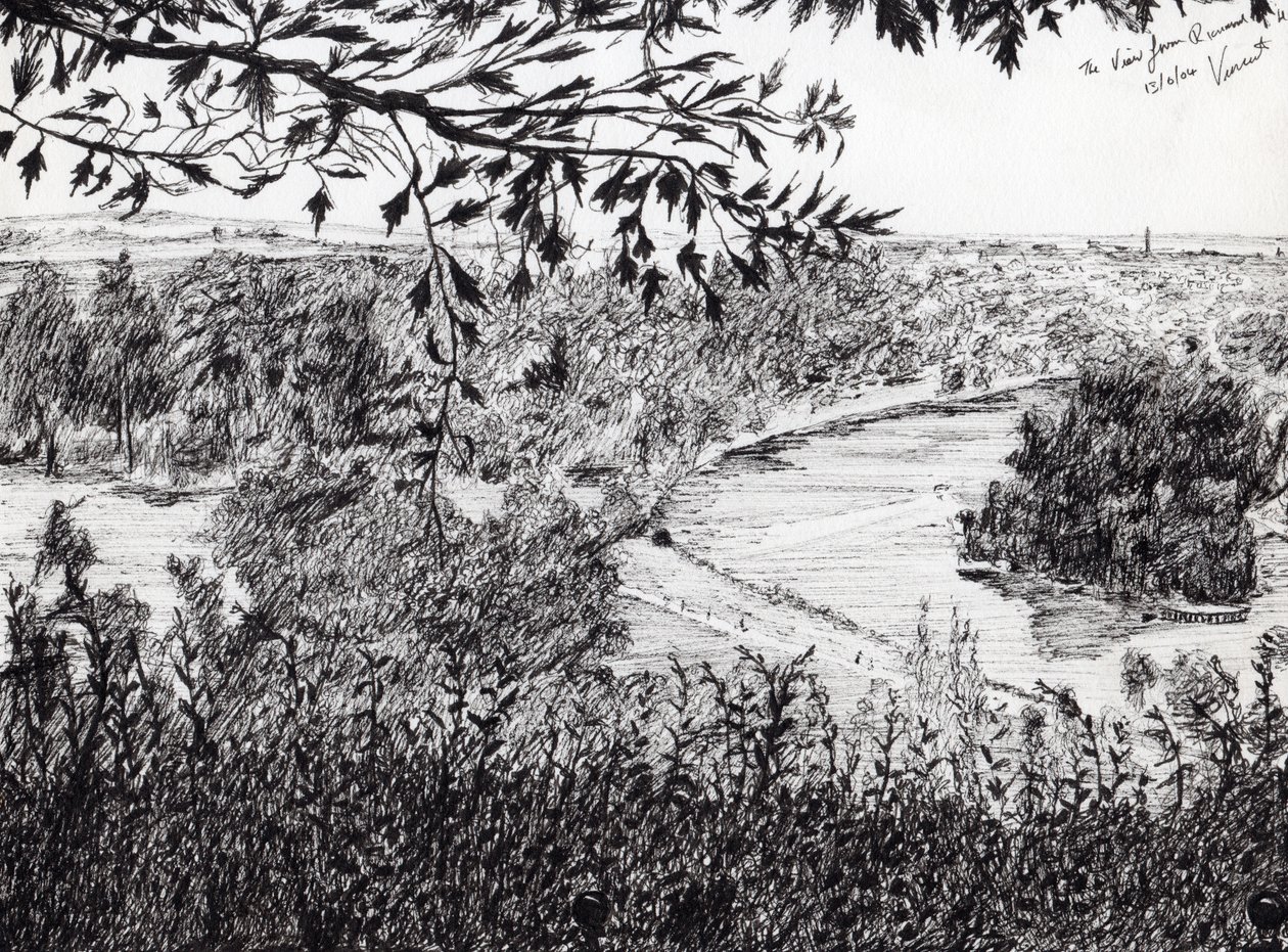 View from Richmond Hill London by Vincent Alexander Booth
