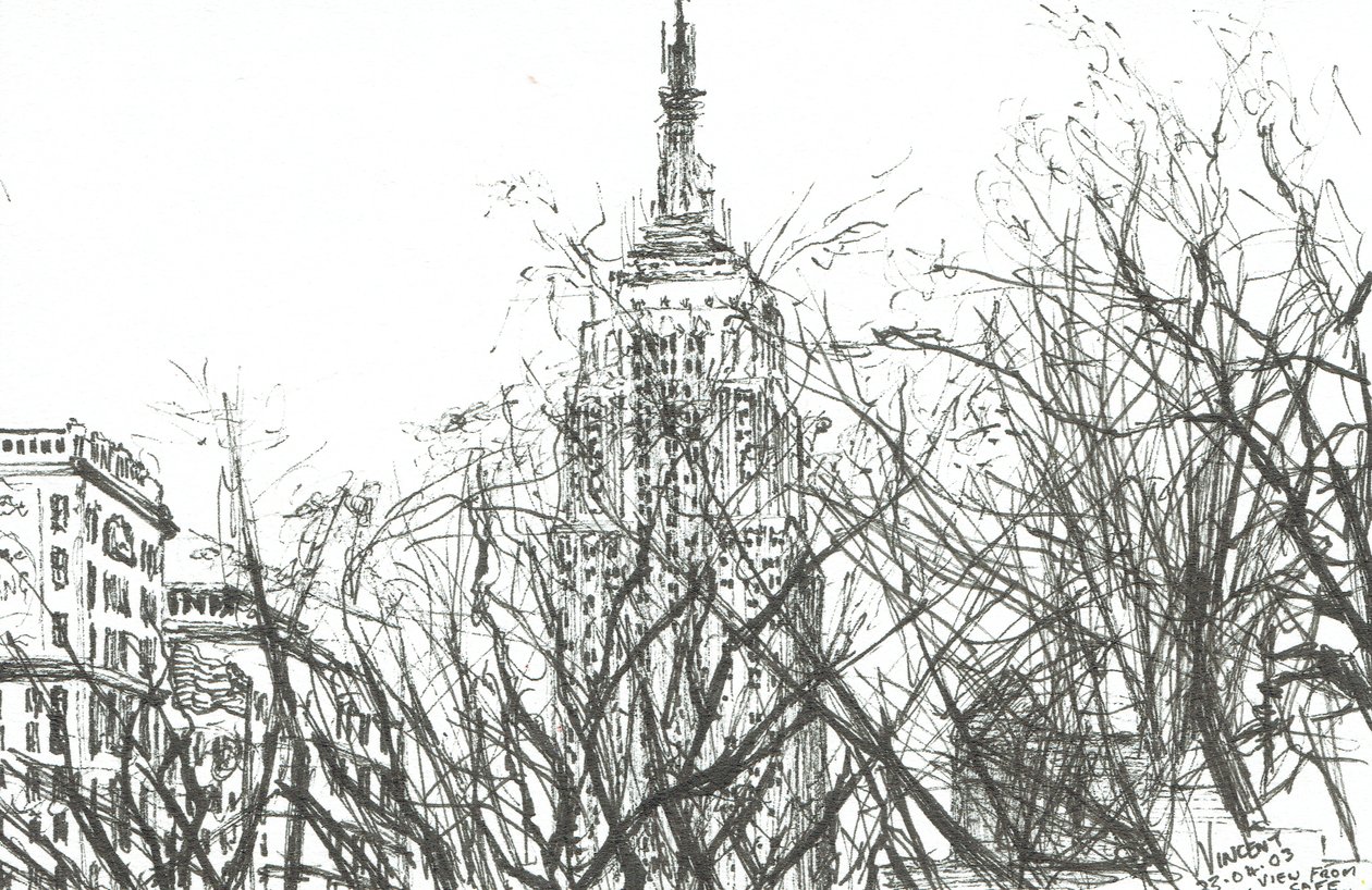 View from cafe New York, 2003 by Vincent Alexander Booth