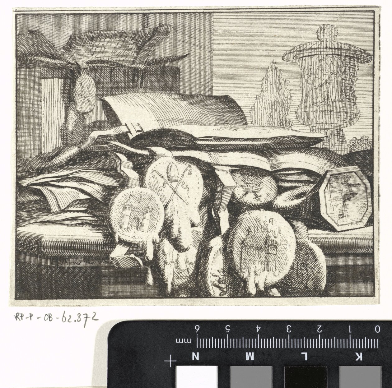 Melted Seals and a Signet Ring by Vincent Laurensz. van der Vinne (II)