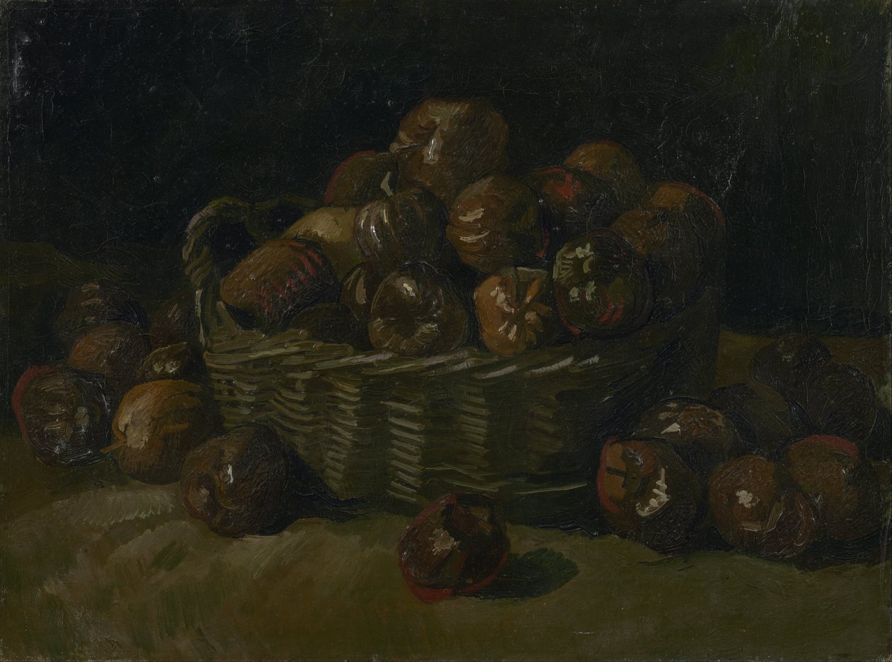 Basket of apples by Vincent van Gogh