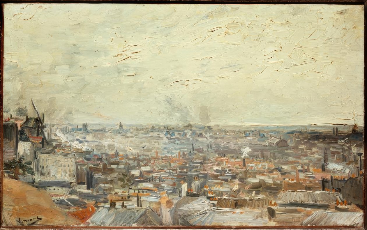View of Paris from Montmartre by Vincent van Gogh