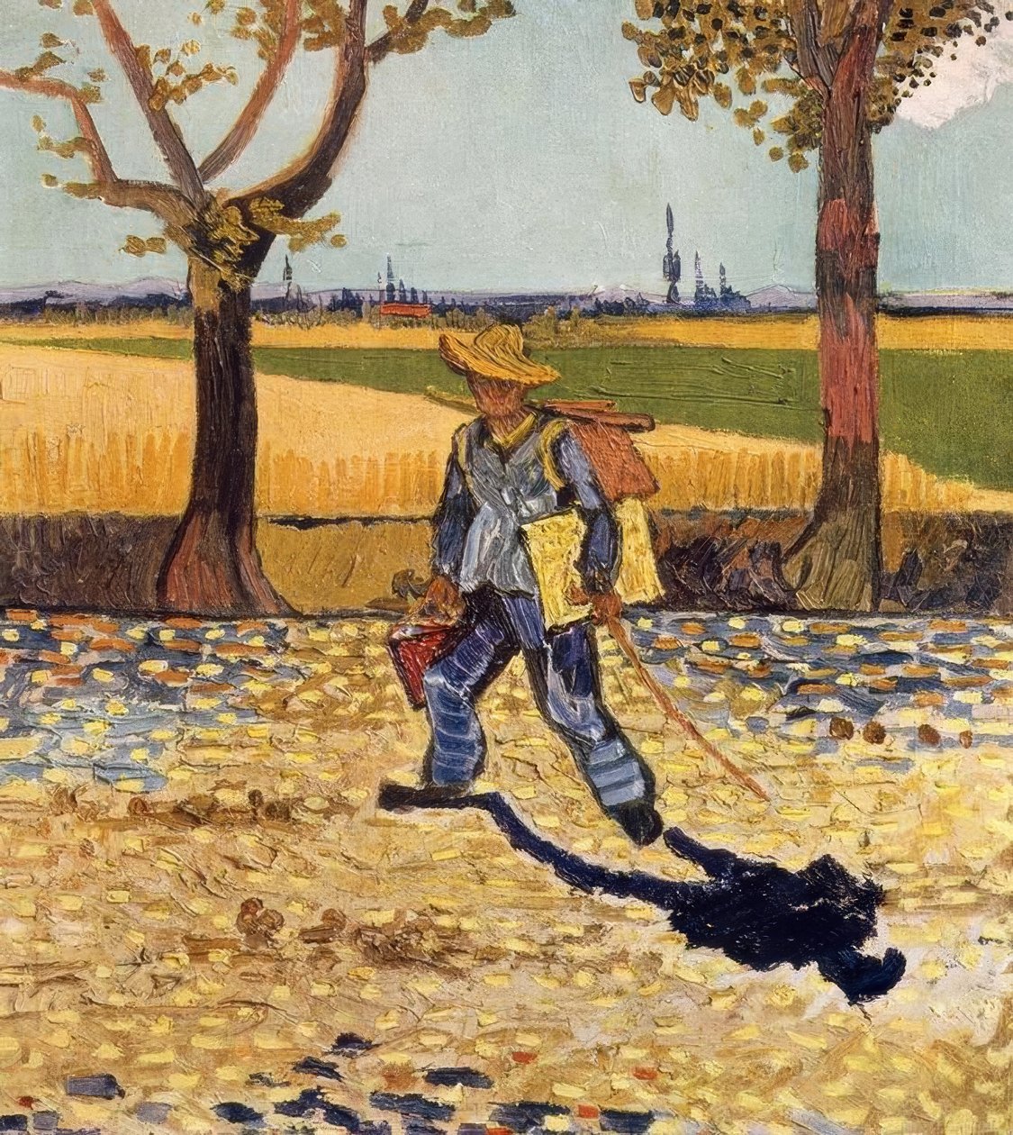 The Painter on the Way to Work by Vincent van Gogh