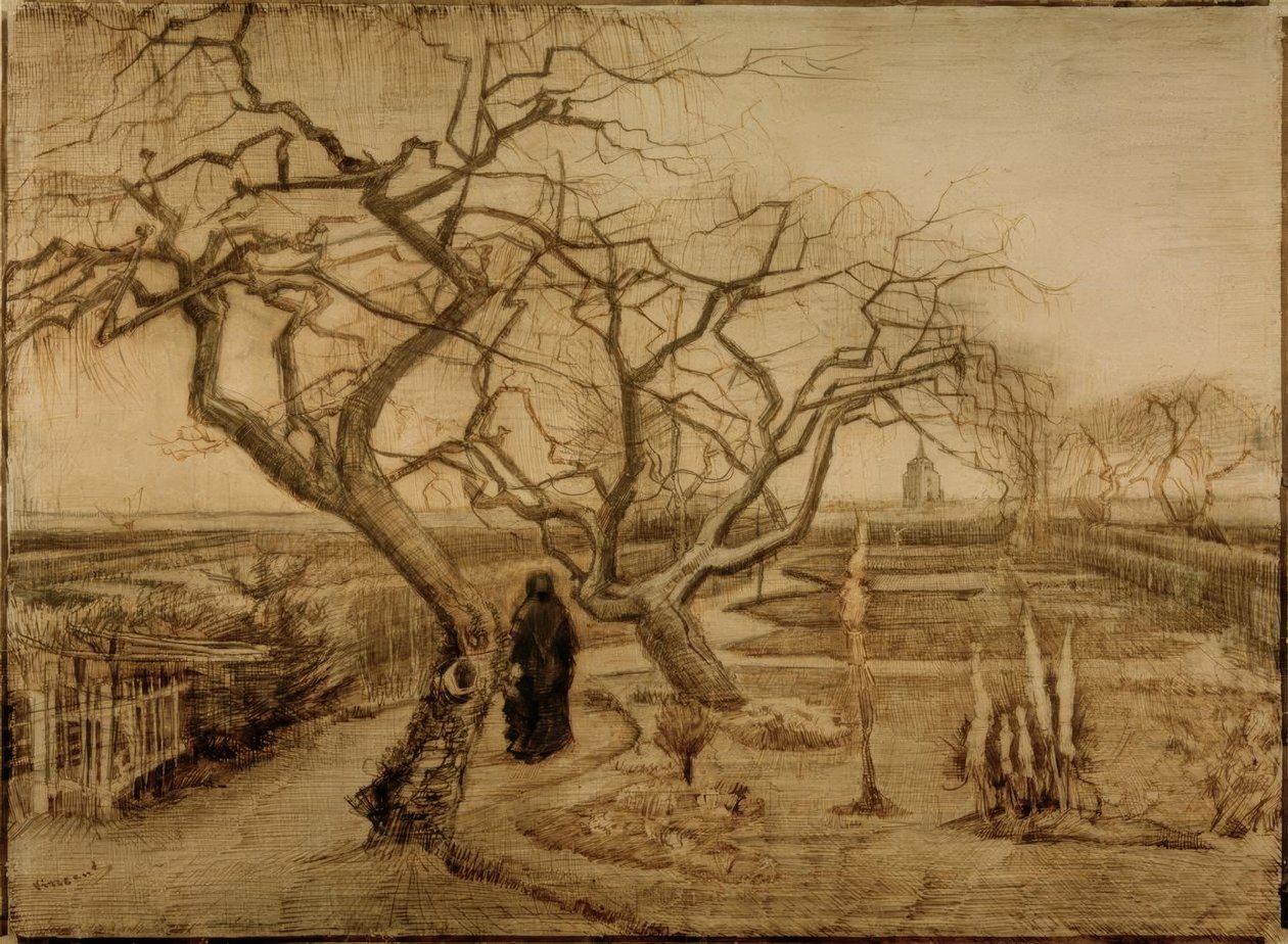 Garden in Winter by Vincent van Gogh