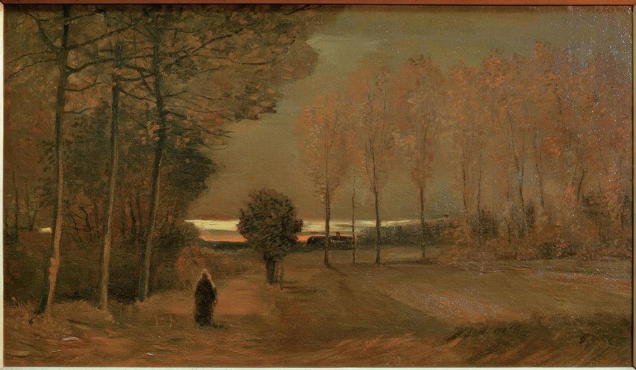 Autumn Landscape at Evening by Vincent van Gogh