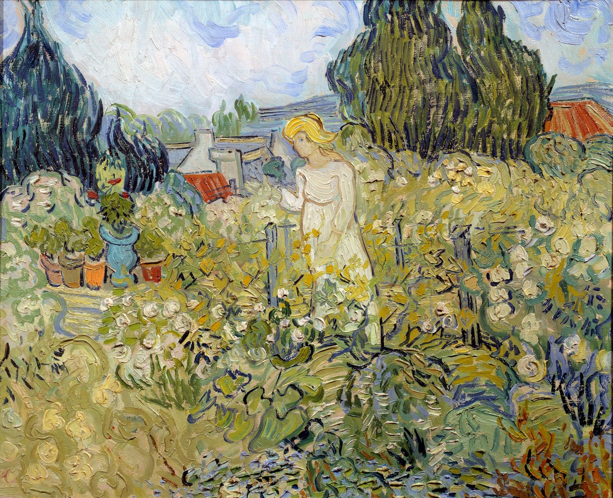 Mademoiselle Gachet in Her Garden at Auvers-sur-Oise by Vincent van Gogh