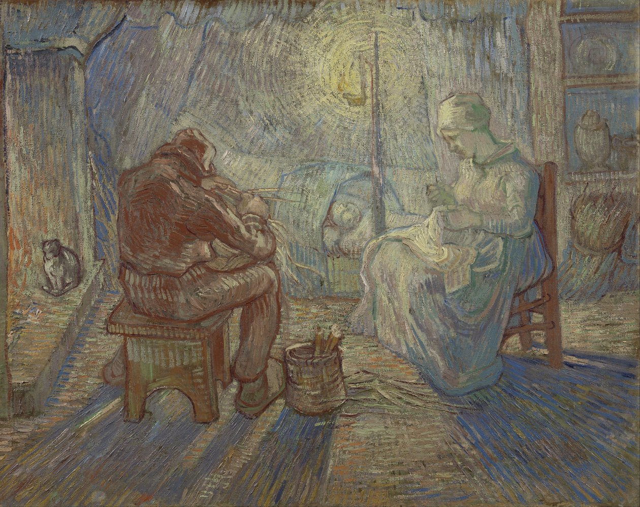 Night (after Millet) by Vincent van Gogh