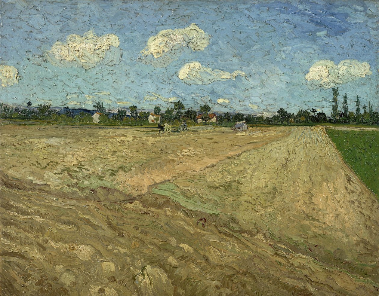 Ploughed Fields by Vincent van Gogh