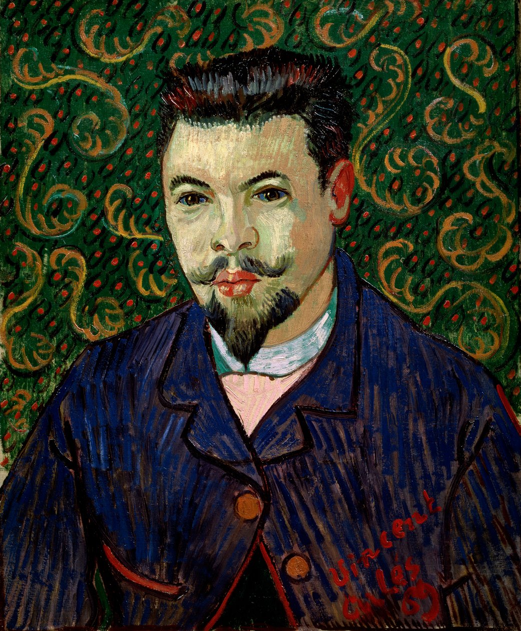 Portrait of Doctor Felix Rey by Vincent van Gogh
