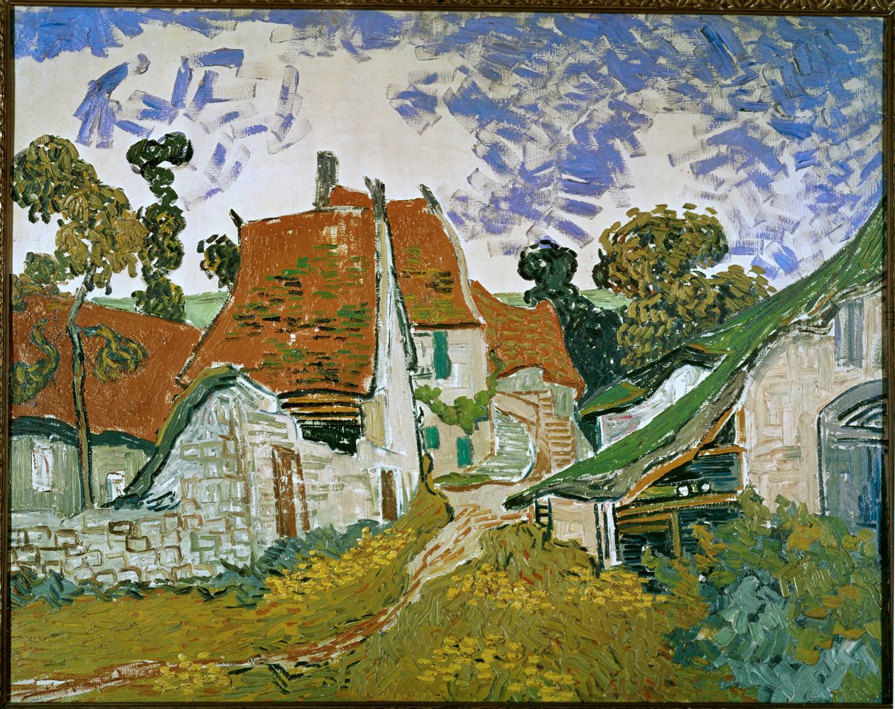 Street in Auvers by Vincent van Gogh