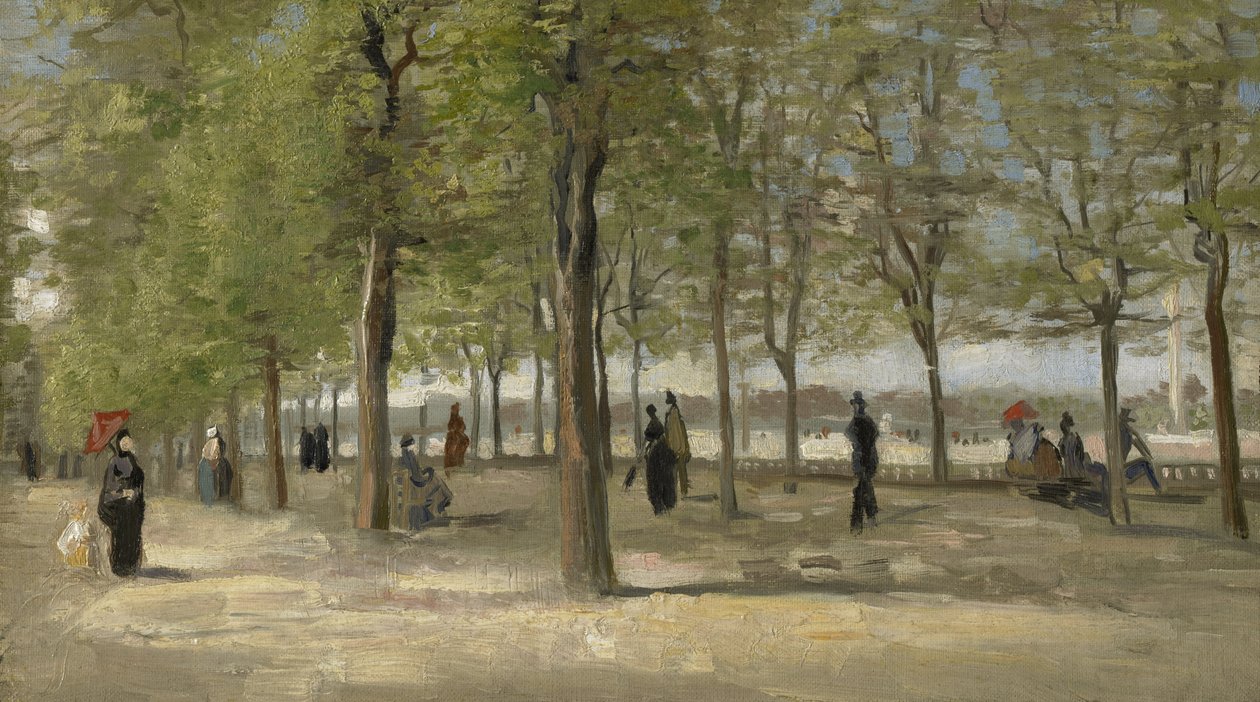 Terrace in the Luxembourg Garden by Vincent van Gogh