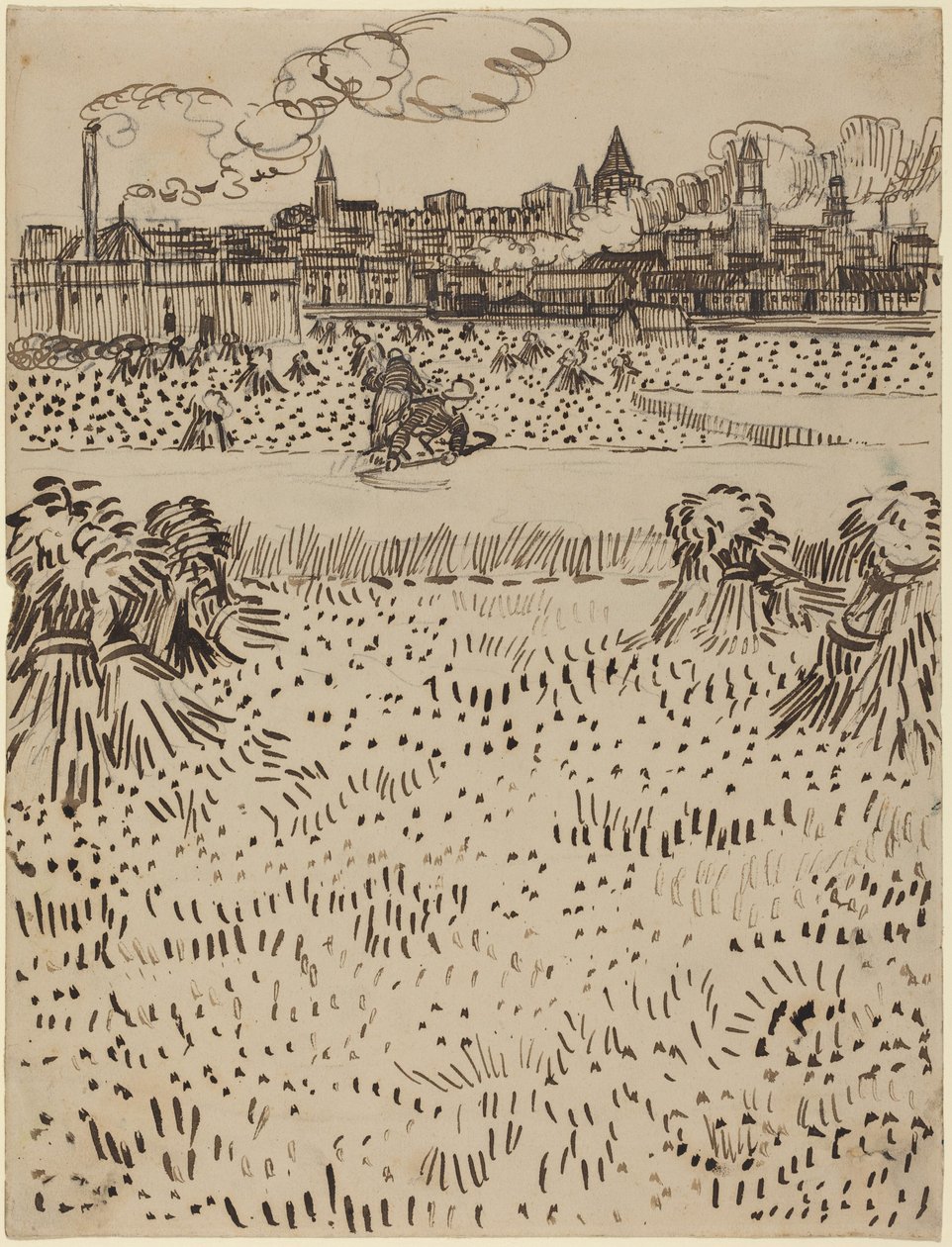 The Harvest by Vincent van Gogh