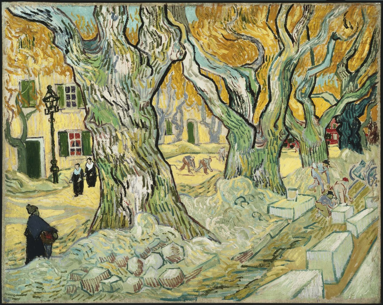 The Road Menders by Vincent van Gogh