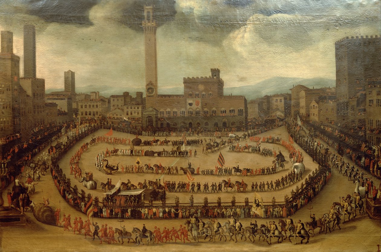 Parade of the Contrade, Siena by Vincenzo Rustici
