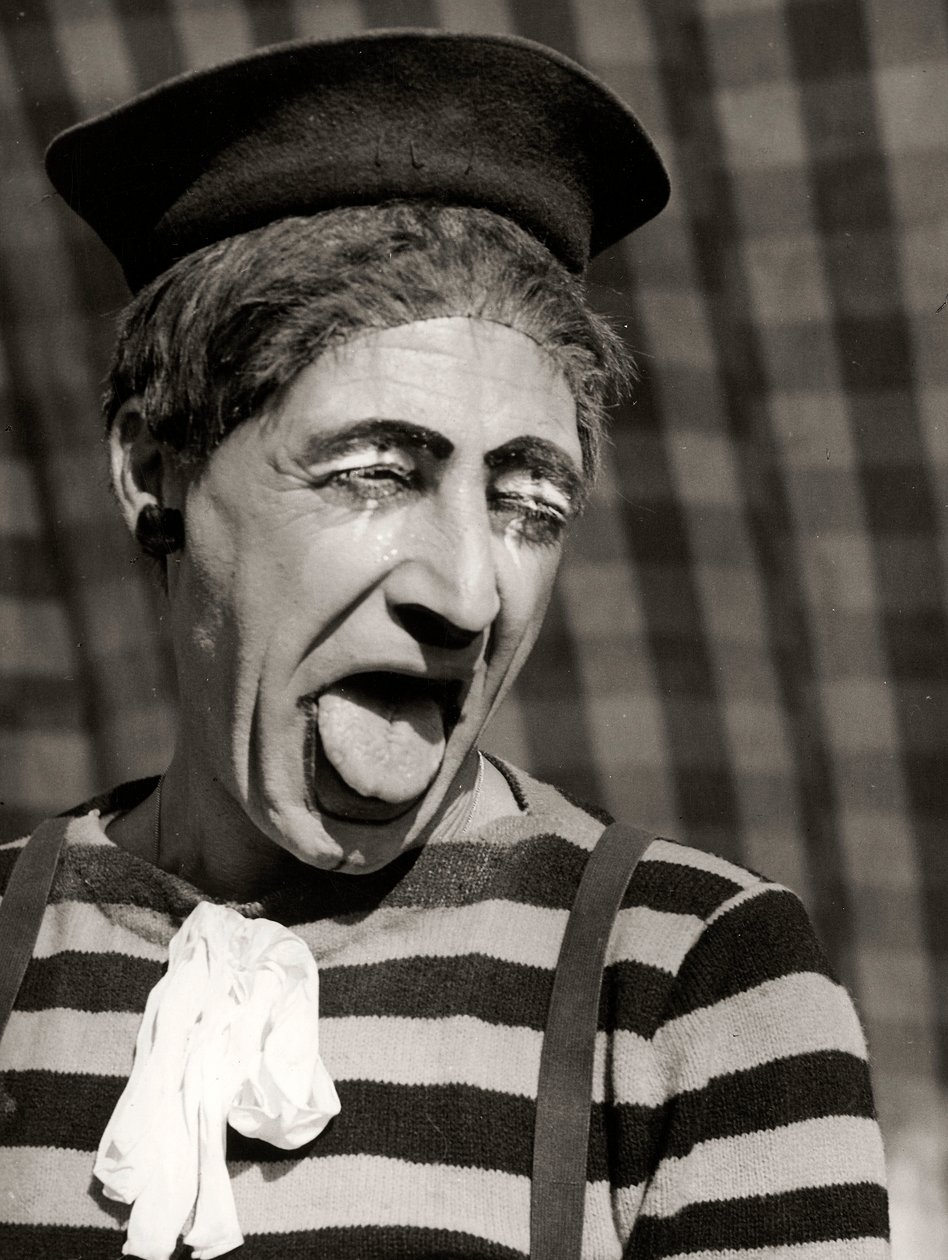 Portrait of a Clown, Italy, c.1950 by Vincenzo Balocchi