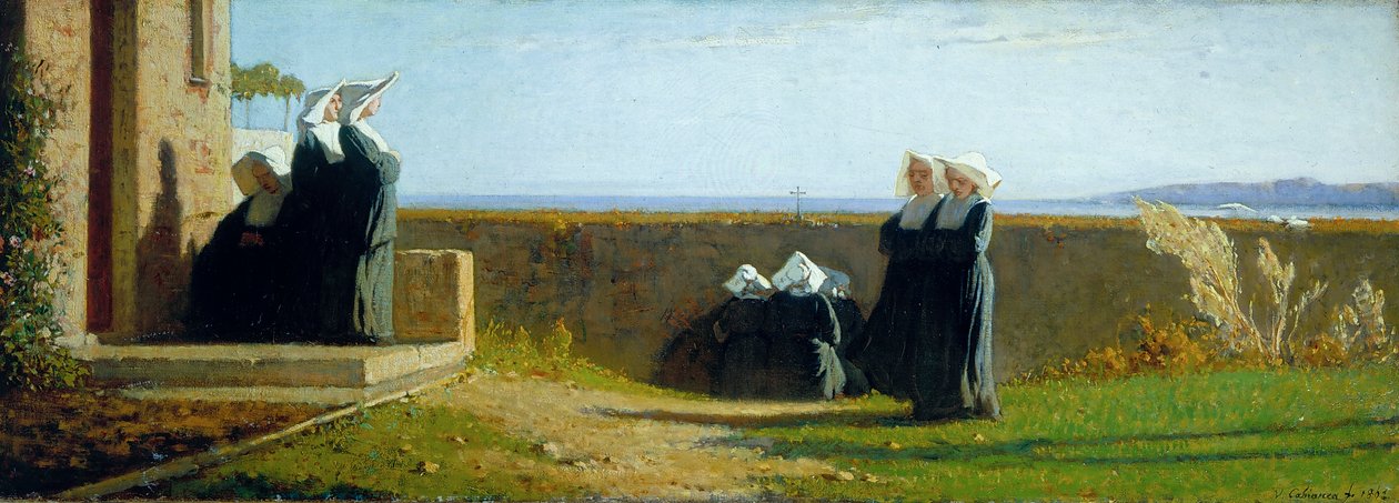 The nuns or In the morning by Vincenzo Cabianca