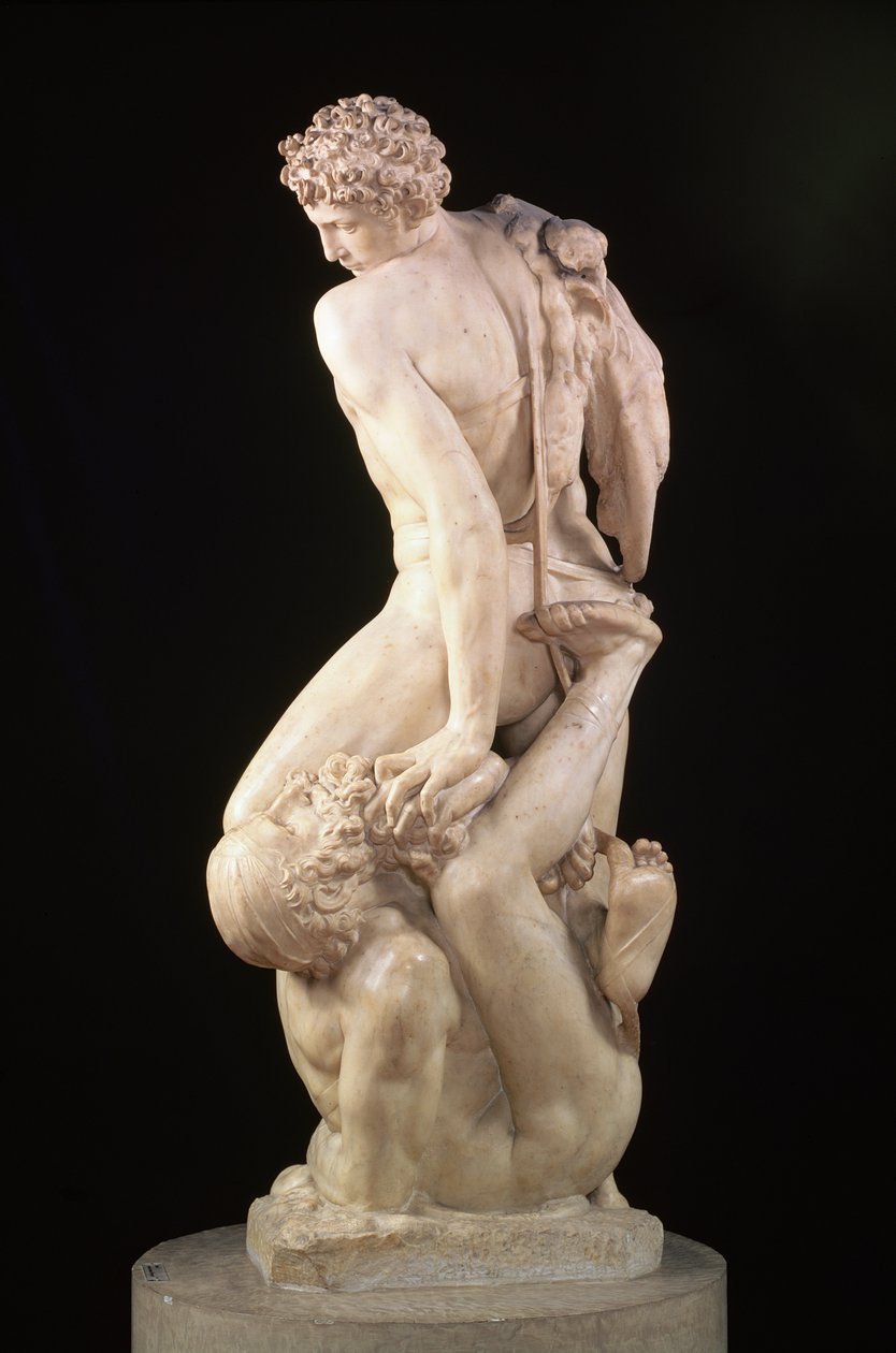 Honour conquering Deceit, 1561 (marble) by Vincenzo Danti