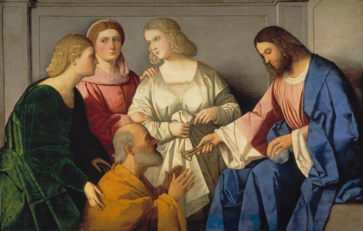 Christ Giving the Keys to Saint Peter by Vincenzo di Biagio Catena