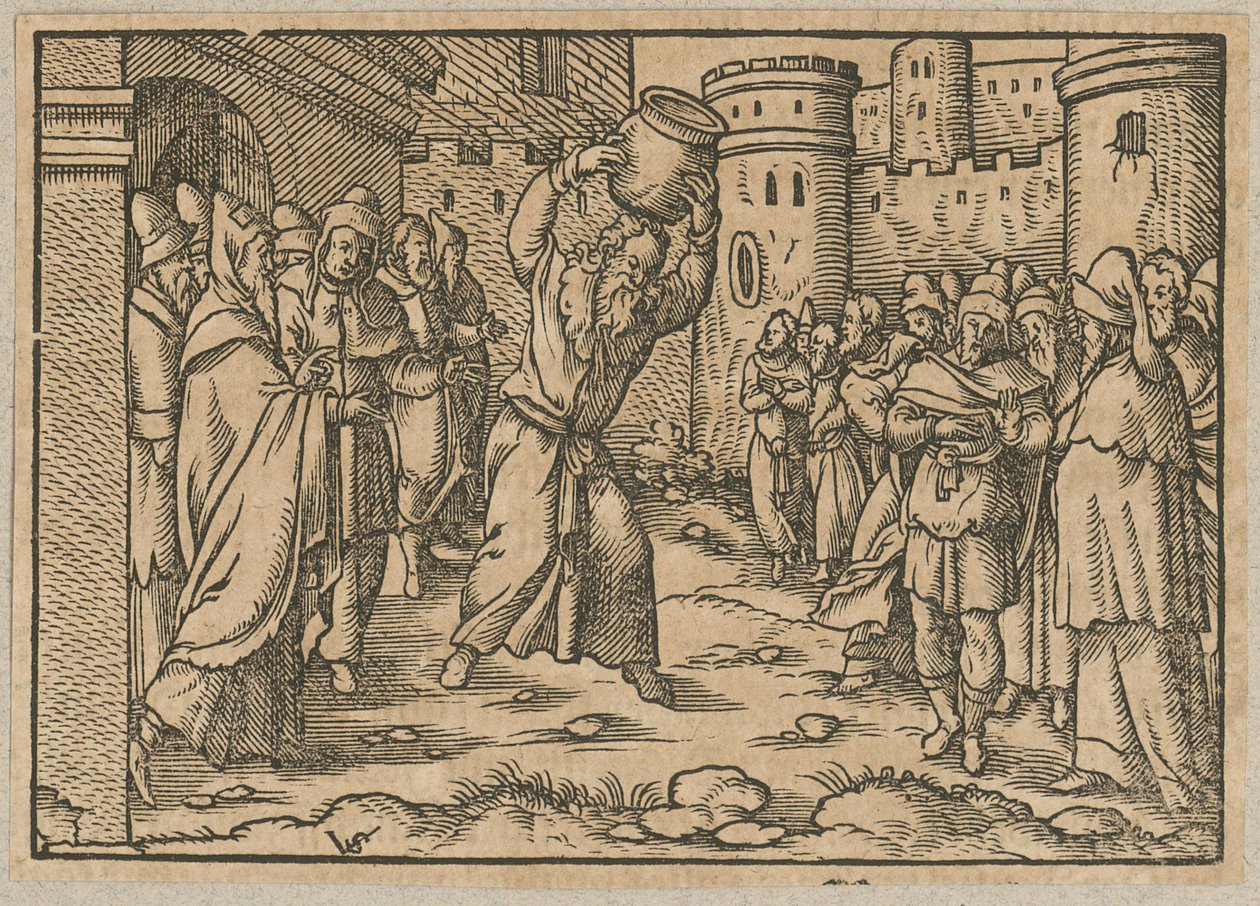 Jeremiah with the Clay Jug by Virgil Solis