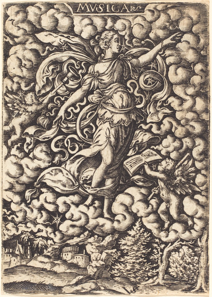 Musica by Virgilius, the elder Solis