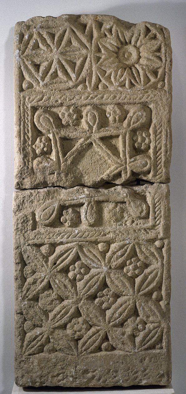 Visigothic tombstone, 5th-6th centuries by Visigothic