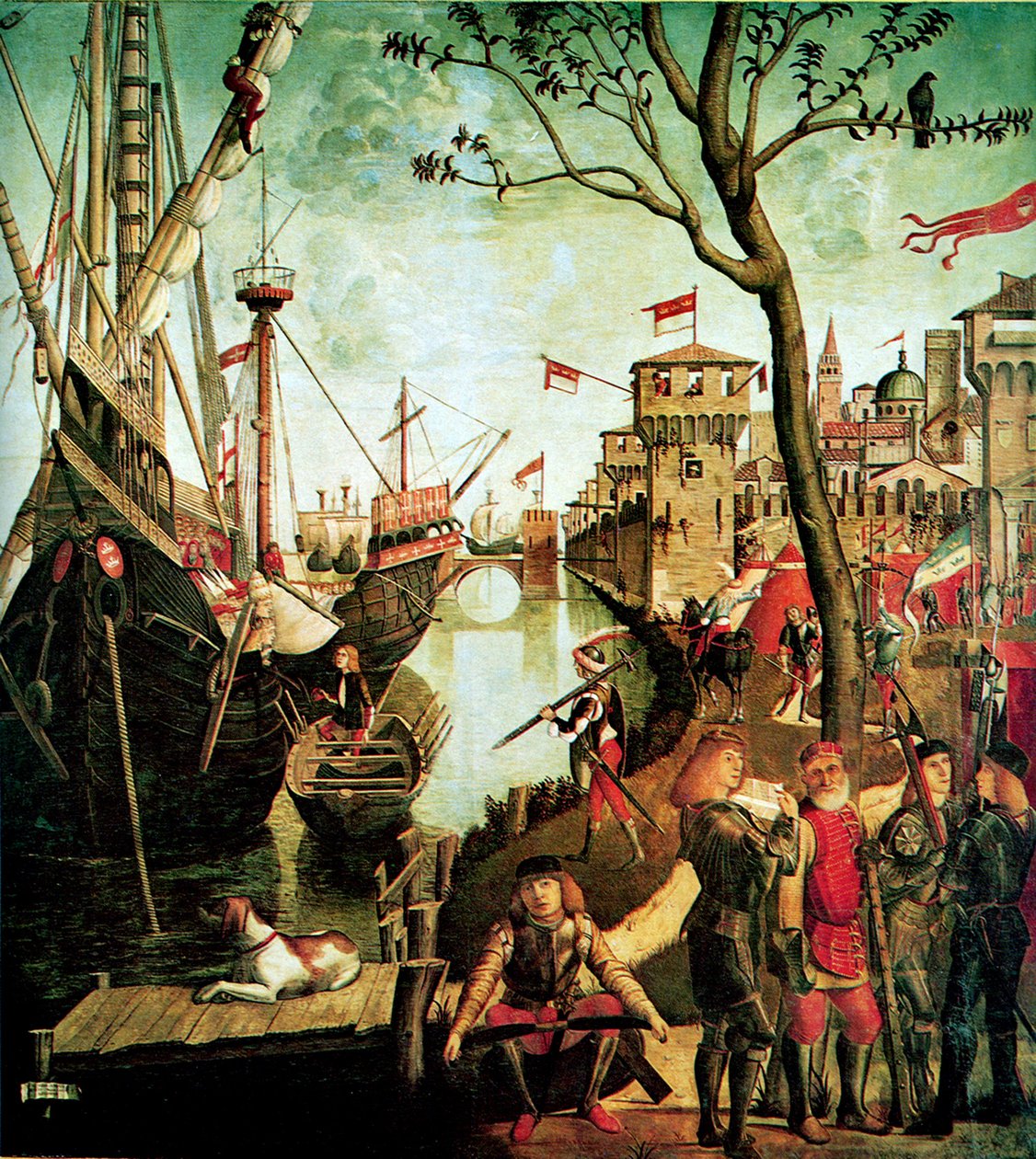 Arrival of Saint Ursula in Cologne During the Siege by the Huns The Legend of Saint Ursula by Vittore Carpaccio