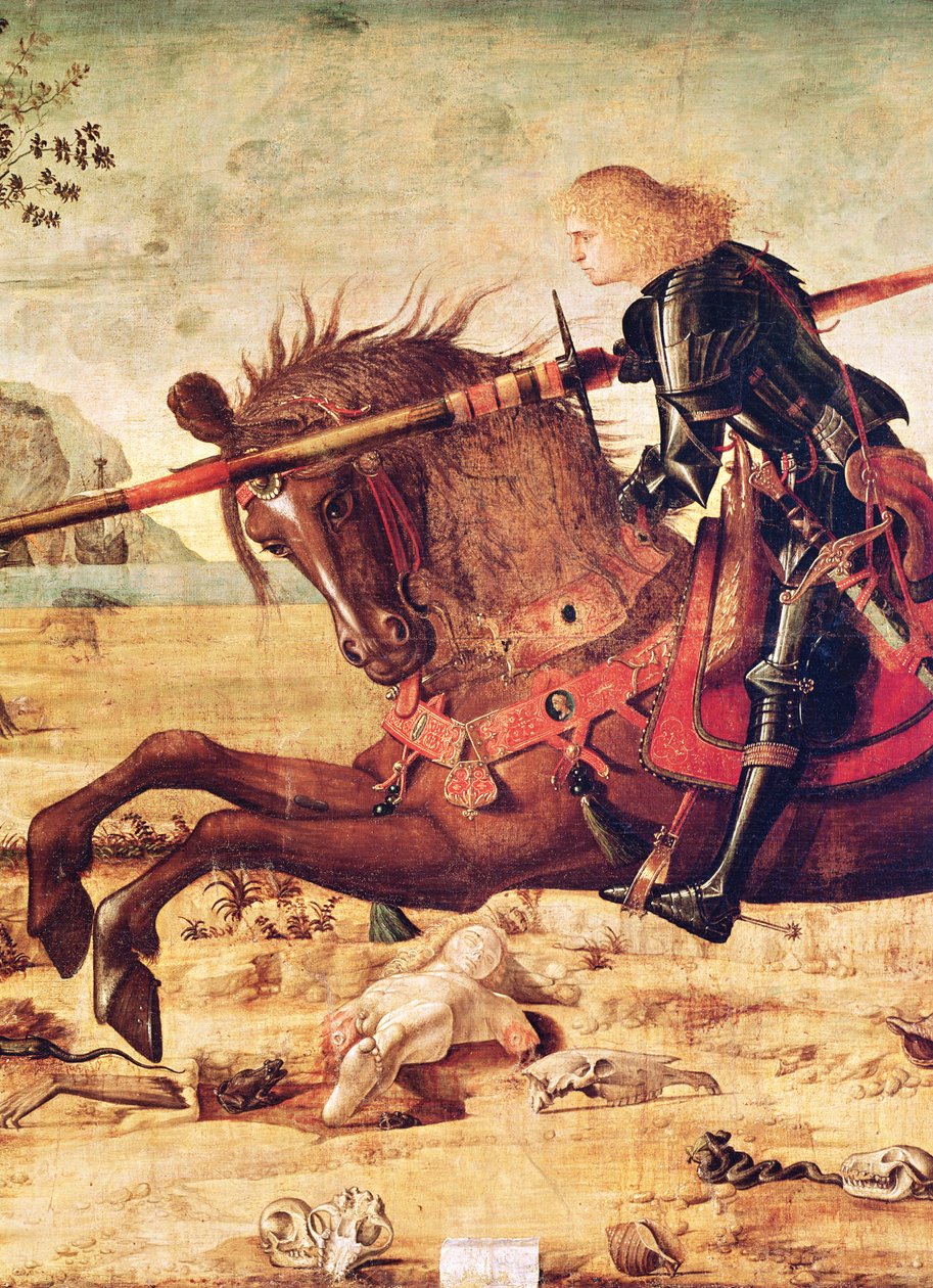 St. George Killing the Dragon (detail), c.1502-07 by Vittore Carpaccio