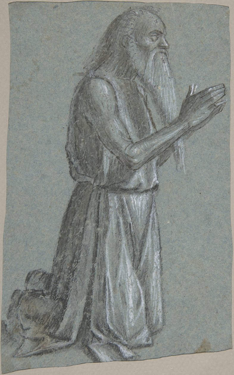 Saint Jerome (recto), Soldier with a Spear (verso) by Vittore Carpaccio