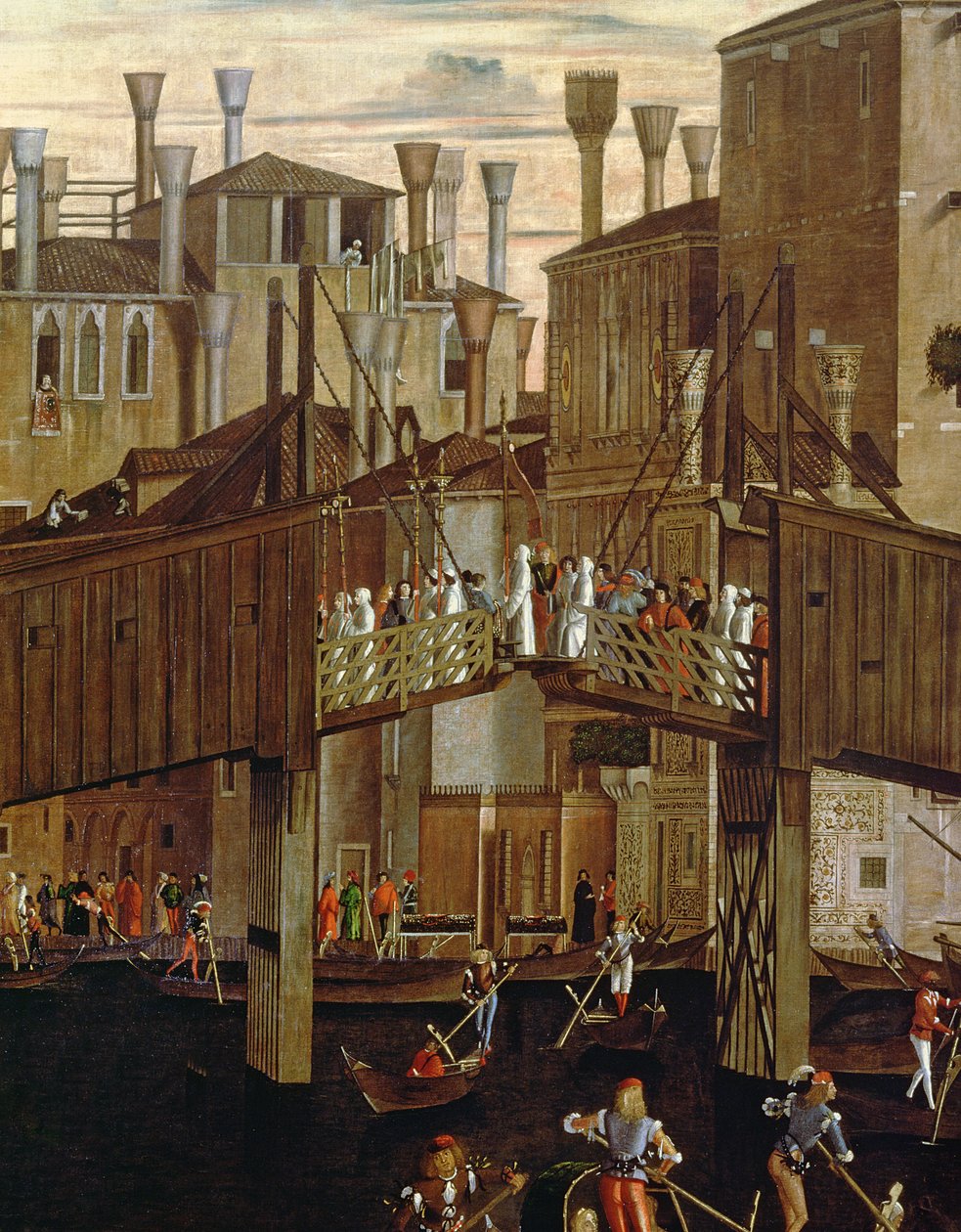 The Miracle of the Relic of the Holy Cross: (detail) by Vittore Carpaccio