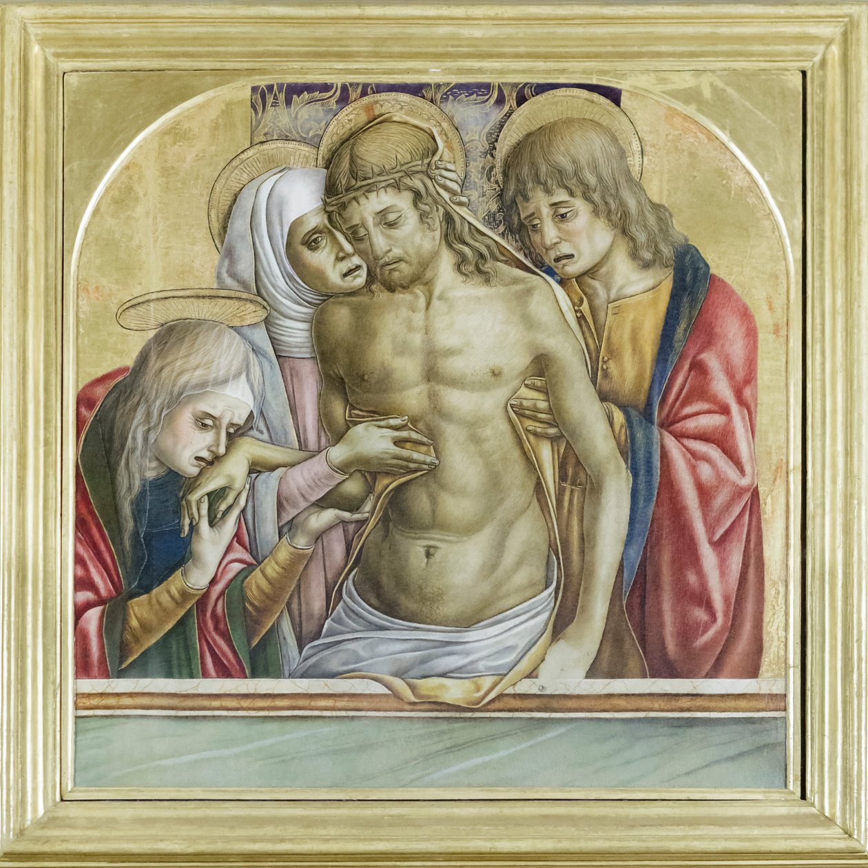 Pietà, Ricci family chapel by Vittore Crivelli