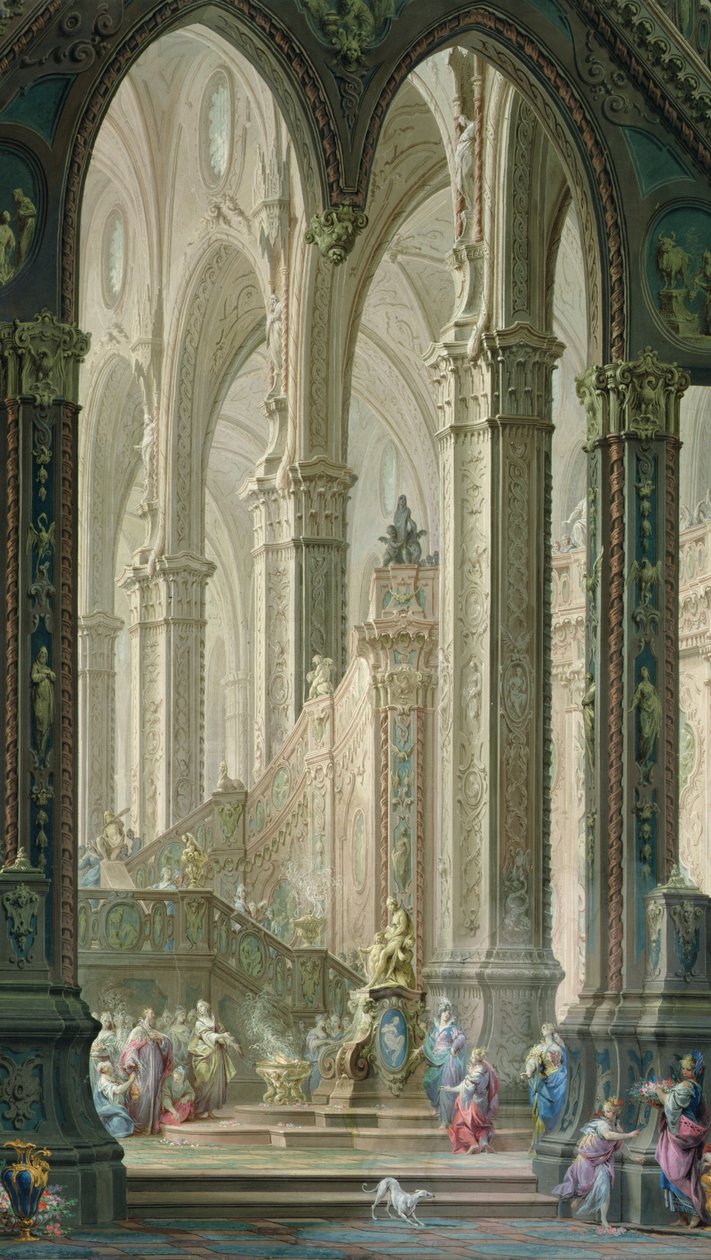 Salomon Burning Incense Before the Idols by Vittorio Maria Bigari